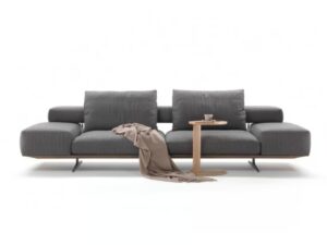 2-Sitzer Sofa aus Stoff mit abnehmbarem Bezug | Flexform | Wing