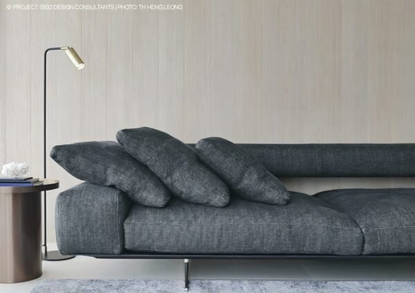 2-Sitzer Sofa aus Stoff mit abnehmbarem Bezug | Flexform | Wing - Image 3