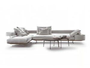 Sofa aus Stoff mit abnehmbarem Bezug | Flexform | Wing