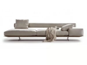 2-Sitzer Sofa aus Stoff mit abnehmbarem Bezug | Flexform | Wing