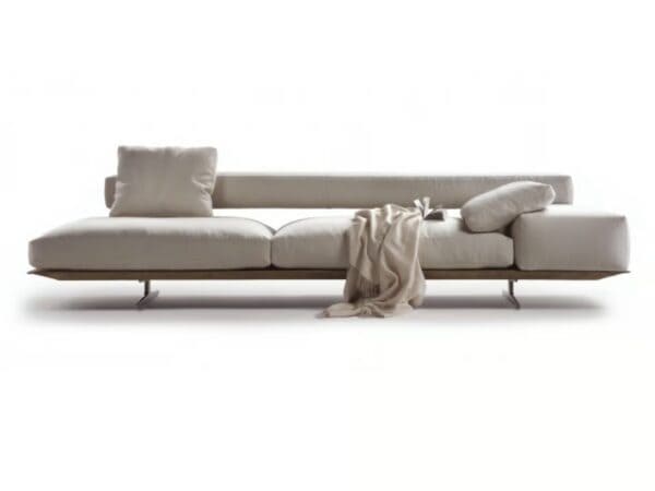 2-Sitzer Sofa aus Stoff mit abnehmbarem Bezug | Flexform | Wing