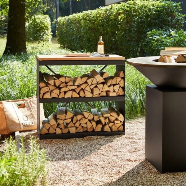 Holzkorb aus pulverbeschichtetem Stahl | OFYR | OFYR Wood Storages - Image 2