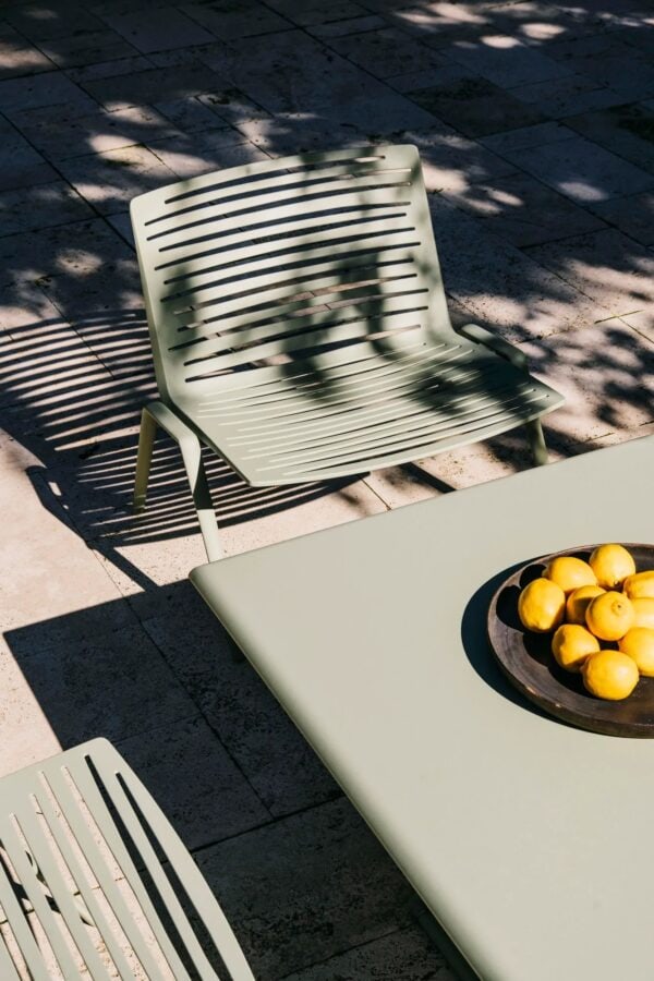 Gartenstuhl aus Aluminium mit Armlehnen | FAST | Zebra - Image 7