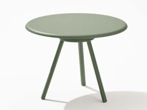 Runder Garten-Beistelltisch aus Aluminium | FAST | Zebra