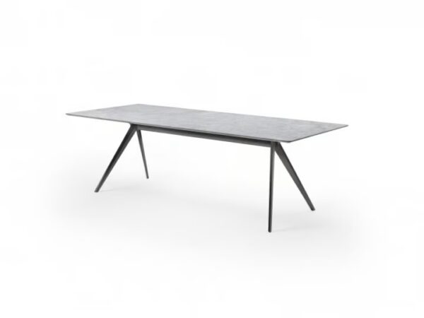 Rechteckiger Tisch aus Stein | Flexform | Zefiro