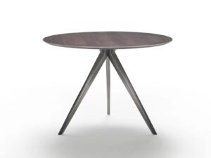 Runder Beistelltisch aus Holz | Flexform | Zefiro