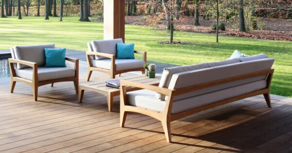 3-Sitzer Gartensofa aus Stoff | Royal Botania | Zenhit lounge - Image 3