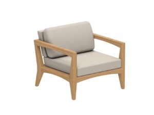 Gepolsterter Gartensessel aus Stoff mit Armlehnen | Royal Botania | Zenhit lounge