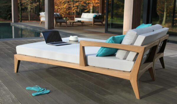 Gepolsterte Récamiere für den Garten aus Stoff | Royal Botania | Zenhit lounge - Image 3