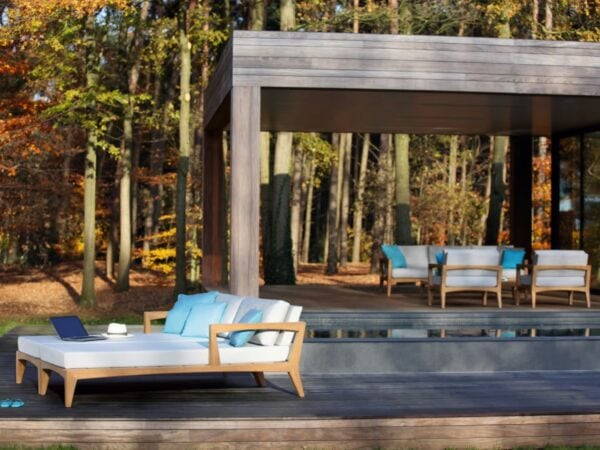 Gepolsterte Récamiere für den Garten aus Stoff | Royal Botania | Zenhit lounge - Image 2