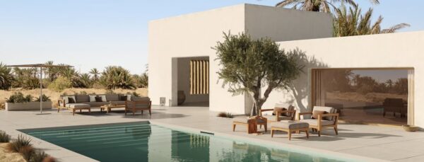 Gepolsterte Récamiere für den Garten aus Stoff | Royal Botania | Zenhit lounge - Image 11
