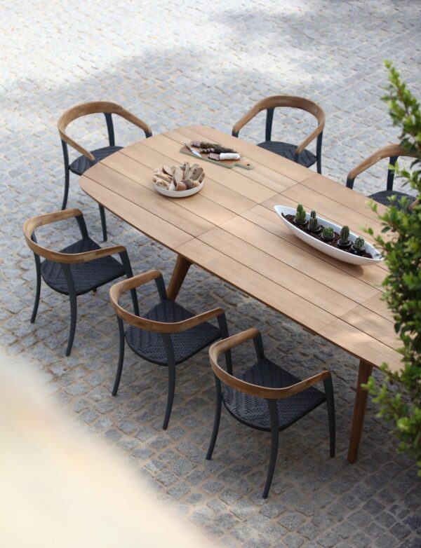 Ausziehbarer rechteckiger Tisch aus Teakholz | Royal Botania | Zidiz - Image 6