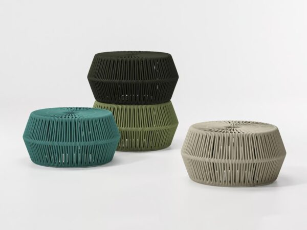 Runder Sitzpouf für den Außenbereich | Kettal | ZigZag - Image 2