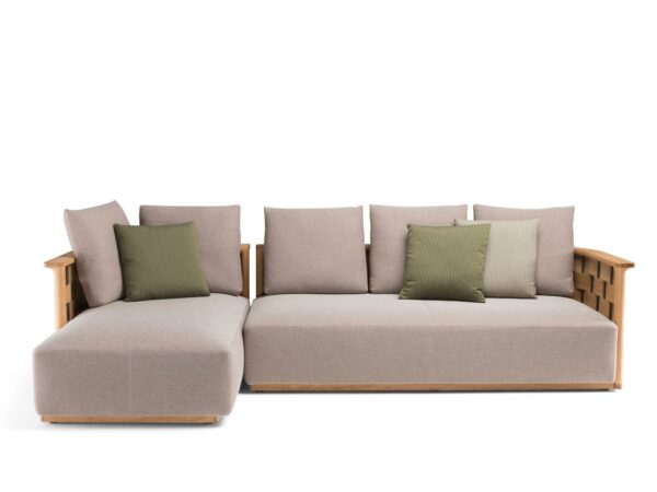 3-Sitzer Gartensofa mit Récamiere | Molteni & C. | Landmark