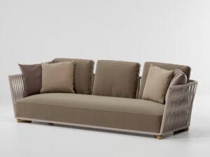 3-Sitzer Gartensofa aus Stoff | Kettal | Grand Bitta