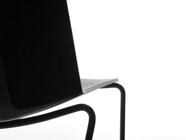 Mit Kufengestell Hocker aus Polypropylen mit Rückenlehne | MDF Italia | Aïku - Image 7