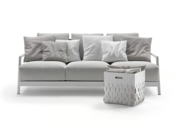 3-er Gartensofa aus Stoff mit abnehmbarem Bezug | Flexform | Alison