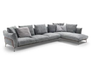 Sofa aus Stoff mit Récamiere | Flexform