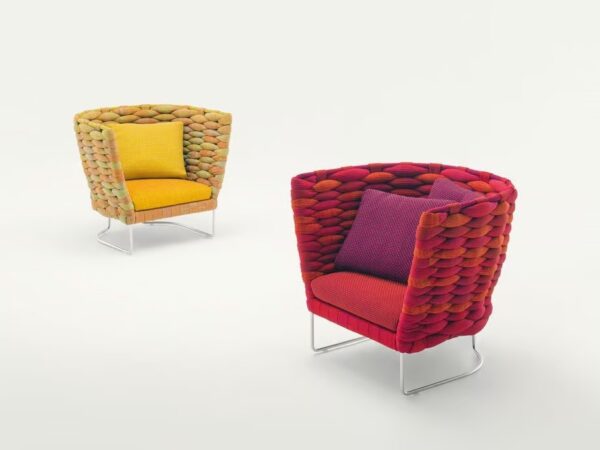 Mit Kufengestell Sessel aus Stoff | Paola Lenti | Ami