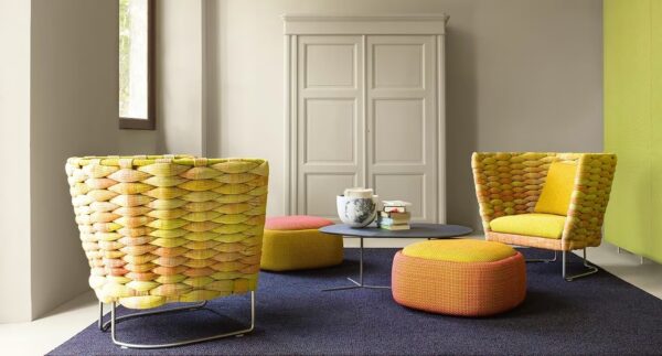Mit Kufengestell Sessel aus Stoff | Paola Lenti | Ami - Image 3