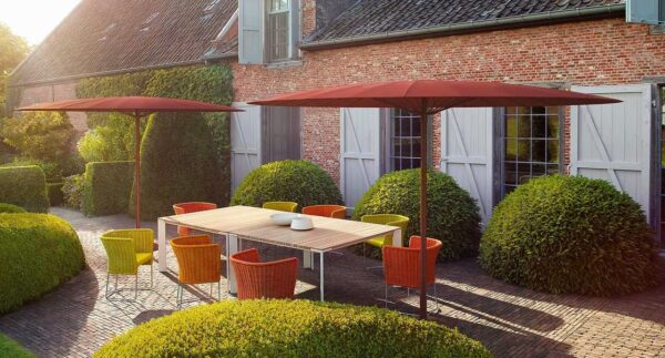 Mit Kufengestell Gartenstuhl aus Polyester | Paola Lenti | Ami - Image 4