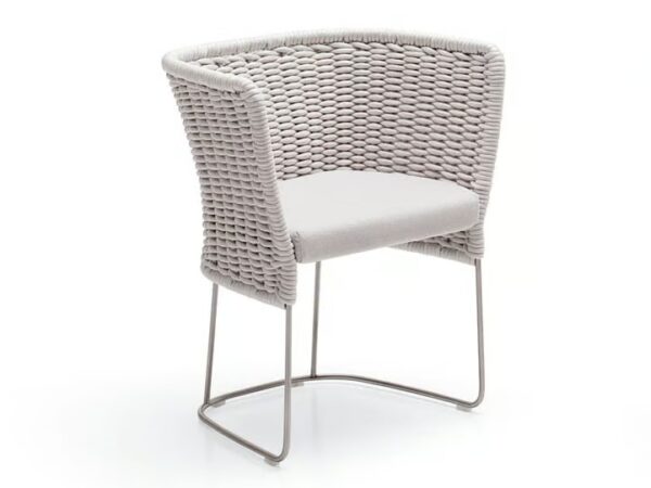 Mit Kufengestell Gartenstuhl aus Polyester | Paola Lenti | Ami