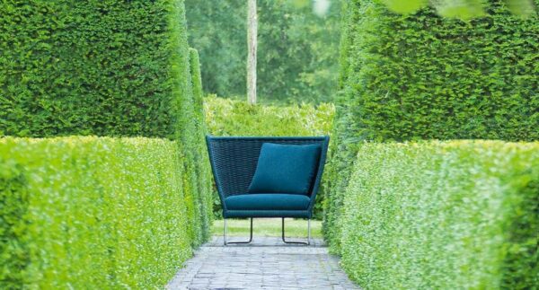 Gartensessel aus Polyester mit Kufengestell | Paola Lenti | Ami - Image 4