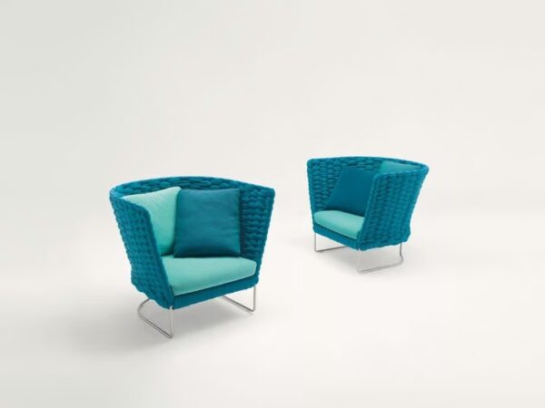 Gartensessel aus Polyester mit Kufengestell | Paola Lenti | Ami - Image 2