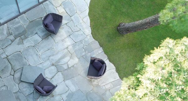 Gartensessel aus Polyester mit Kufengestell | Paola Lenti | Ami - Image 5