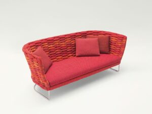 3-Sitzer Sofa aus Polyesterfaser | Paola Lenti | Ami