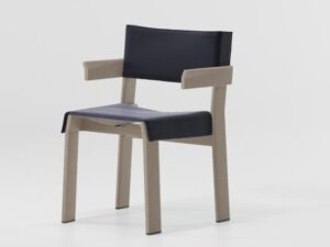 Stuhl aus Aluminium mit Armlehnen | Kettal | Band