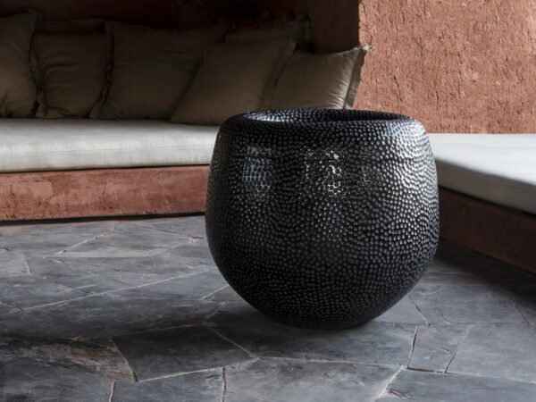 Niedriger Handgearbeiteter Gartenvase aus Terrakotta | DOMANI | Batur