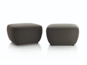 Sitzpouf für den Außenbereich aus Stoff | B&B Italia Outdoor | Bay