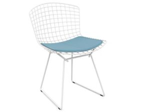Mit Kufengestell Gartenstuhl aus Stahl mit integriertem Kissen | Knoll | Bertoia