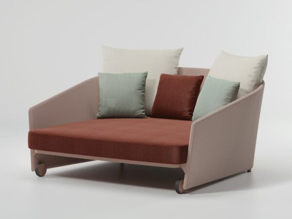 Loungebett mit Rollen | Kettal | Bitta Lounge - Image 2