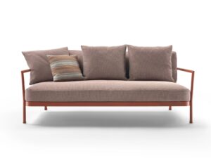 3-er Gartensofa aus Aluminium | Flexform | Camargue