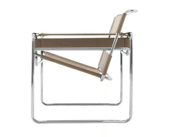 Loungesessel aus Segeltuch mit Armlehnen | Knoll | Wassily - Image 3