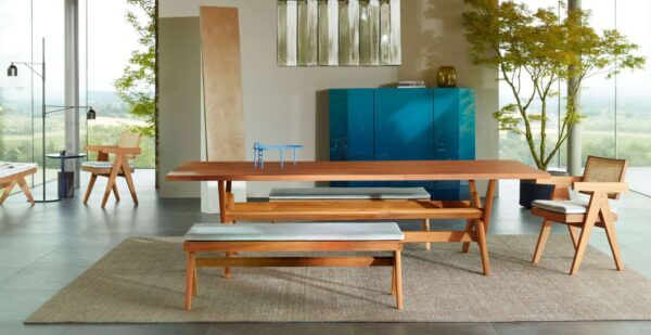 Stuhl aus wiener Stroh mit Armlehnen | Cassina | Capitol Complex - Image 2