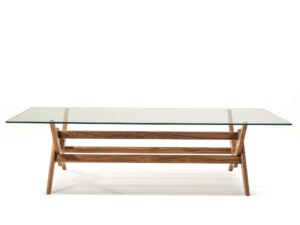 Tisch aus Holz und Glas | Cassina | Capitol Complex
