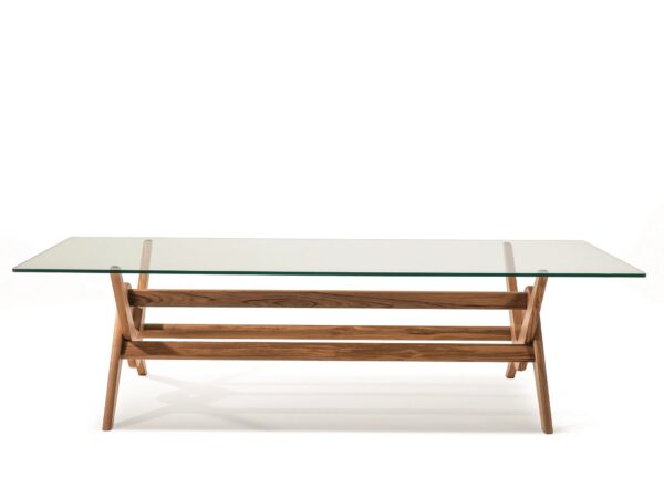 Tisch aus Holz und Glas | Cassina | Capitol Complex