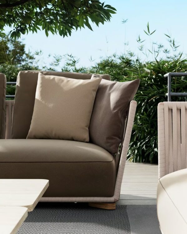 Garten Anbausofa aus Stoff | Kettal | Grand Bitta - Image 4