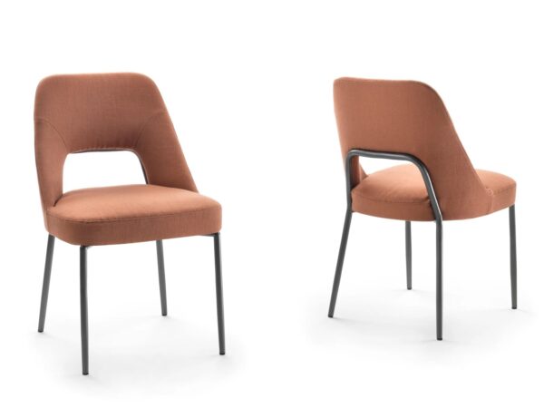 Gepolsterter Stuhl aus Stoff | Flexform | Joyce