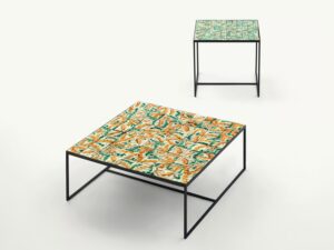 Garten-Beistelltisch aus Fayence | Paola Lenti
