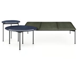 Garten-Beistelltisch aus Lavastein | B&B Italia Outdoor | Borea