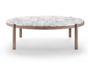 Runder Couchtisch aus Marmor | Flexform | Gustav