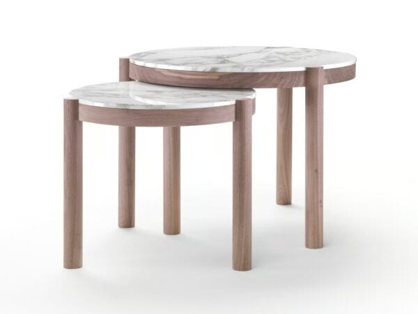Runder Couchtisch aus Marmor | Flexform | Gustav - Image 2