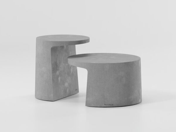 Runder Couchtisch aus Zement | Kettal | Giro