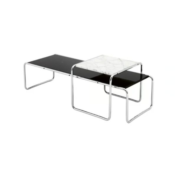 Rechteckiger Couchtisch aus Marmor | Knoll | Laccio - Image 3