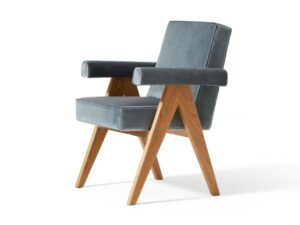Stuhl aus Stoff mit Armlehnen | Cassina
