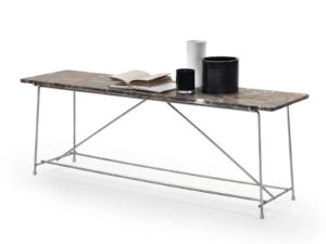 Rechteckiger Konsolentisch aus Marmor | Flexform | Any Day